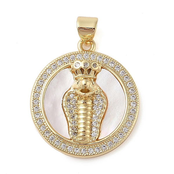 PandaHall Brass Micro Pave Clear Cubic Zirconia Pendants, with Shell,Flat & Snake, Real 18K Gold Plated, 21.5x6.5mm, Hole: 4mm Brass+Cubic...
PandaHall Brass Micro Pave Clear Cubic Zirconia Pendants, with Shell,Flat & Snake, Real 18K Gold Plated, 21.5x6.5mm, Hole: 4mm Brass+Cubic...