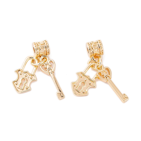 PandaHall Brass Pendant, Key & Lock, Real 18K Gold Plated, 25mm, Hole: 2.5mm Brass Key
PandaHall Brass Pendant, Key & Lock, Real 18K Gold Plated, 25mm, Hole: 2.5mm Brass Key