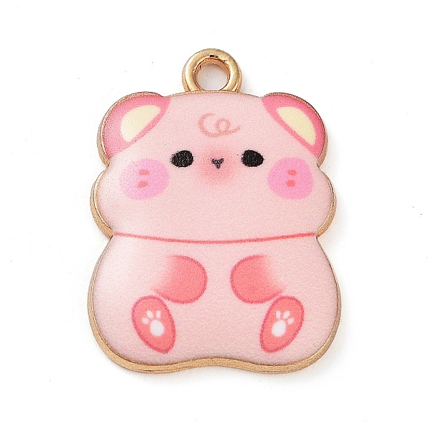 PandaHall Rack Plating Alloy Enamel Pendants, Golden, Hamster Charm, Pink, 23x17x3mm, Hole: 2mm Alloy+Enamel Hamster Pink
PandaHall Rack Plating Alloy Enamel Pendants, Golden, Hamster Charm, Pink, 23x17x3mm, Hole: 2mm Alloy+Enamel Hamster Pink