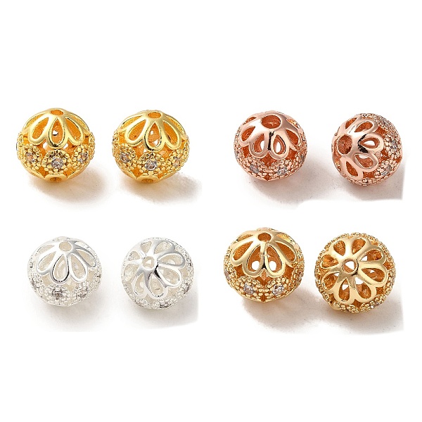 PandaHall Rack Plating Brass Pave Cubic Zirconia Beads, Long-Lasting Plated, Cadmium Free & Lead Free, Round, Mixed Color, 8.5x8mm, Hole..., Clear
PandaHall Rack Plating Brass Pave Cubic Zirconia Beads, Long-Lasting Plated, Cadmium Free & Lead Free, Round, Mixed Color, 8.5x8mm, Hole..., Clear