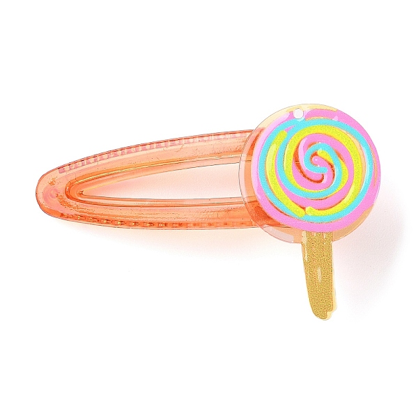 PandaHall Lollipop Acrylic Alligator Hair Clips, with Iron Findings, Hair Accessories for Girls Women, Sandy Brown, 66x40x20mm Acrylic...
PandaHall Lollipop Acrylic Alligator Hair Clips, with Iron Findings, Hair Accessories for Girls Women, Sandy Brown, 66x40x20mm Acrylic...