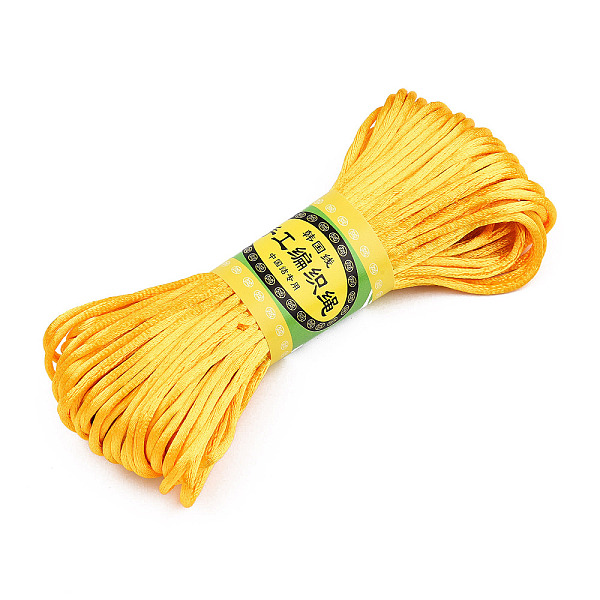 PandaHall Polyester Rattail Satin Cord, for Chinese Knotting, Jewelry Making, Light Khaki, 2mm, about 21.87 yards(20m)/bundle, 6bundles/bag...
PandaHall Polyester Rattail Satin Cord, for Chinese Knotting, Jewelry Making, Light Khaki, 2mm, about 21.87 yards(20m)/bundle, 6bundles/bag...