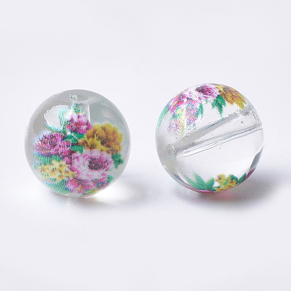 PandaHall Printed & Spray Painted Transparent Glass Beads, Round with Flower Pattern, Clear, 8~8.5x7.5mm, Hole: 1.4mm Glass Flower Clear
PandaHall Printed & Spray Painted Transparent Glass Beads, Round with Flower Pattern, Clear, 8~8.5x7.5mm, Hole: 1.4mm Glass Flower Clear