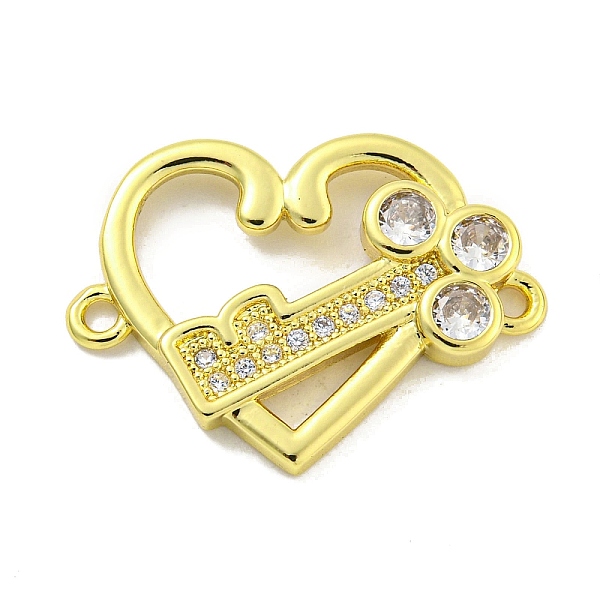 PandaHall Rack Plating Brass Pave Clear Cubic Zirconia Connector Charms, Heart with Key Links, Cadmium Free & Lead Free, Long-Lasting Plated...
PandaHall Rack Plating Brass Pave Clear Cubic Zirconia Connector Charms, Heart with Key Links, Cadmium Free & Lead Free, Long-Lasting Plated...