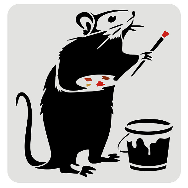 PandaHall FINGERINSPIRE Banksy Painting Mouse Stencil Stencil 30x30cm Banksy Rat Stencil Plastic Graffiti Banksy Prints Stencil Reusable..., White
PandaHall FINGERINSPIRE Banksy Painting Mouse Stencil Stencil 30x30cm Banksy Rat Stencil Plastic Graffiti Banksy Prints Stencil Reusable..., White