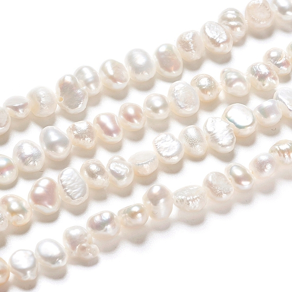 PandaHall Natural Cultured Freshwater Pearl Beads Strands, Two Sides Polished, Nuggets, Antique White, 4.5~6.5x3~4x4~5.5mm, Hole: 0.5mm..., Orange
PandaHall Natural Cultured Freshwater Pearl Beads Strands, Two Sides Polished, Nuggets, Antique White, 4.5~6.5x3~4x4~5.5mm, Hole: 0.5mm..., Orange
