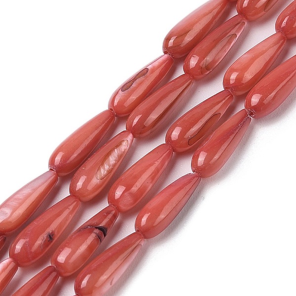 PandaHall Natural Freshwater Shell Beads Strands, Dyed, Teardrop, Indian Red, 15.5x5mm, Hole: 0.4mm, about 25pcs/strand, 15.08''(38.3cm)...
PandaHall Natural Freshwater Shell Beads Strands, Dyed, Teardrop, Indian Red, 15.5x5mm, Hole: 0.4mm, about 25pcs/strand, 15.08''(38.3cm)...