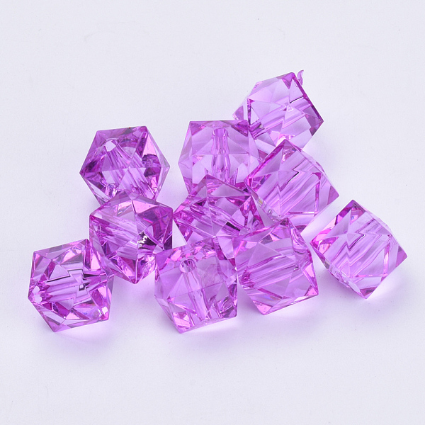 PandaHall Transparent Acrylic Beads, Faceted, Cube, Dark Violet, 10x10x8mm, Hole: 1.5mm, about 900pcs/500g Acrylic Cube Purple
PandaHall Transparent Acrylic Beads, Faceted, Cube, Dark Violet, 10x10x8mm, Hole: 1.5mm, about 900pcs/500g Acrylic Cube Purple