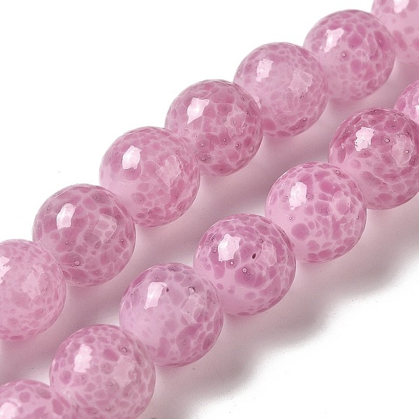 PandaHall Normal Lampwork Beads, Round with Fleck, Pearl Pink, 11.5~12x11~11.5mm, Hole: 2mm Lampwork Round
PandaHall Normal Lampwork Beads, Round with Fleck, Pearl Pink, 11.5~12x11~11.5mm, Hole: 2mm Lampwork Round