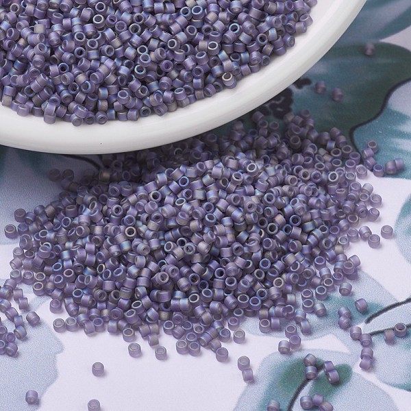 PandaHall MIYUKI Delica Beads, Cylinder, Japanese Seed Beads, 11/0, (DB0870) Matte Transparent Light Amethyst AB, 1.3x1.6mm, Hole: 0.8mm..., Purple
PandaHall MIYUKI Delica Beads, Cylinder, Japanese Seed Beads, 11/0, (DB0870) Matte Transparent Light Amethyst AB, 1.3x1.6mm, Hole: 0.8mm..., Purple