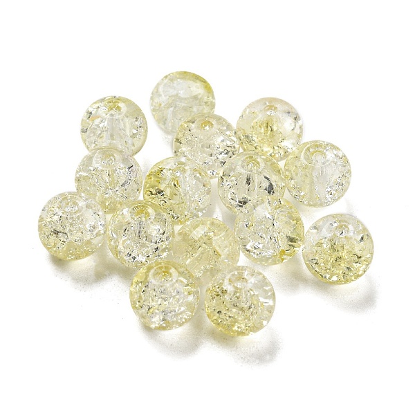 PandaHall Transparent Spray Painting Crackle Glass Beads, Round, Champagne Yellow, 8mm, Hole: 1.6mm, 300pcs/bag Glass Round
PandaHall Transparent Spray Painting Crackle Glass Beads, Round, Champagne Yellow, 8mm, Hole: 1.6mm, 300pcs/bag Glass Round
