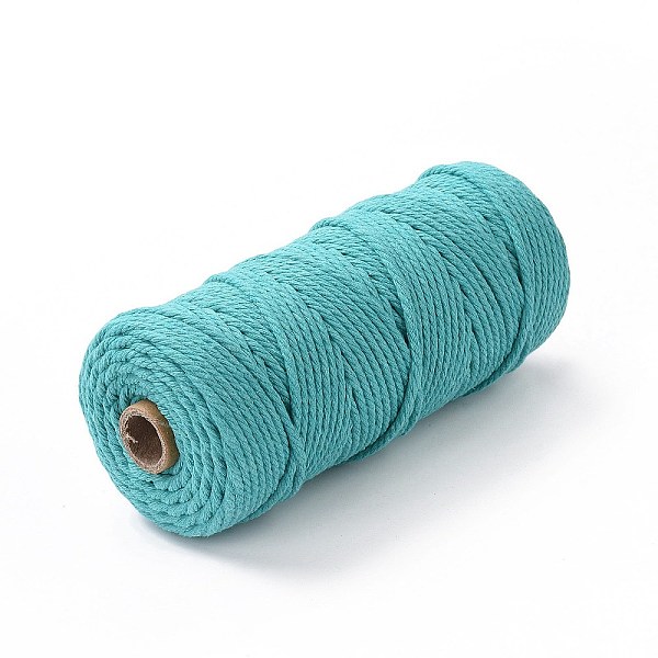 PandaHall Cotton String Threads for Crafts Knitting Making, Medium Turquoise, 3mm, about 109.36 Yards(100m)/Roll Cotton
PandaHall Cotton String Threads for Crafts Knitting Making, Medium Turquoise, 3mm, about 109.36 Yards(100m)/Roll Cotton