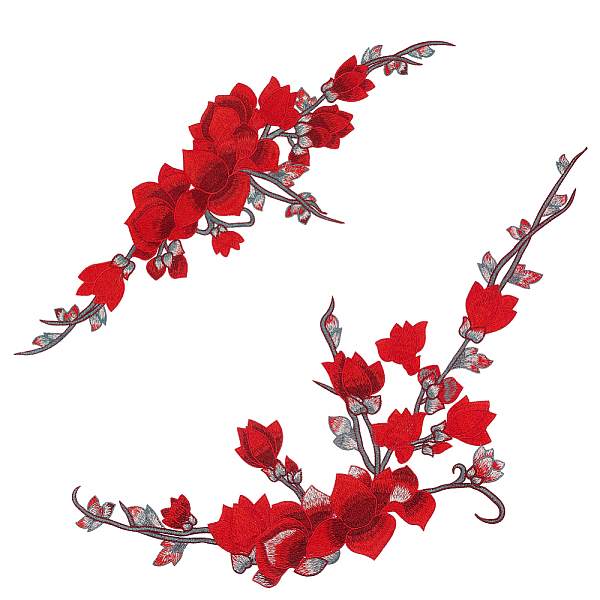 PandaHall 2 Pcs Ethnic Style Plum Blossom Embroidery Applique Patch, Floral Embroidery Sewing on Patches Iron-On Decorative Applique for..., Red
PandaHall 2 Pcs Ethnic Style Plum Blossom Embroidery Applique Patch, Floral Embroidery Sewing on Patches Iron-On Decorative Applique for..., Red