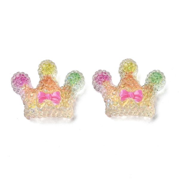 PandaHall Transparent Epoxy Resin Decoden Cabochons, with Paillettes, Crown, Colorful, 19x23x8mm Epoxy Resin Crown
PandaHall Transparent Epoxy Resin Decoden Cabochons, with Paillettes, Crown, Colorful, 19x23x8mm Epoxy Resin Crown
