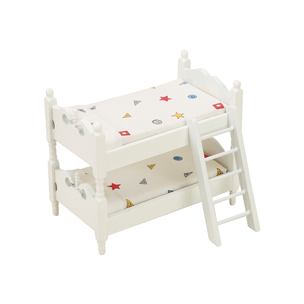PandaHall Wood Children Double-Layer Bunk Bed Miniature Ornaments, Micro Landscape Home Dollhouse Bedroom Furniture Accessories, Pretending..., White
PandaHall Wood Children Double-Layer Bunk Bed Miniature Ornaments, Micro Landscape Home Dollhouse Bedroom Furniture Accessories, Pretending..., White
