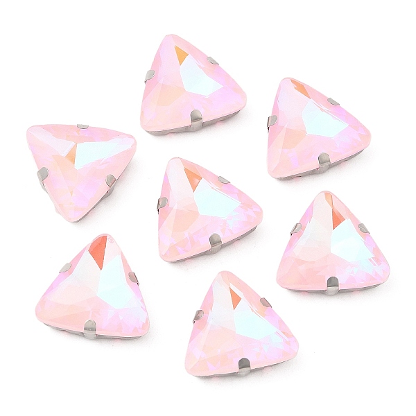 PandaHall Mocha Fluorescent(MI) Triangle Sew on Rhinestone, Multi-strand Links, with Brass Prong Settings, Garments Accessories, Light Rose..., Pink
PandaHall Mocha Fluorescent(MI) Triangle Sew on Rhinestone, Multi-strand Links, with Brass Prong Settings, Garments Accessories, Light Rose..., Pink
