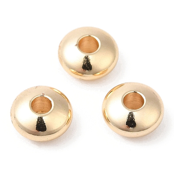 PandaHall Brass Beads, Cadmium Free & Lead Free, Rondelle, Long-Lasting Plated, Light Gold, 6x3mm, Hole: 2mm Brass Rondelle
PandaHall Brass Beads, Cadmium Free & Lead Free, Rondelle, Long-Lasting Plated, Light Gold, 6x3mm, Hole: 2mm Brass Rondelle