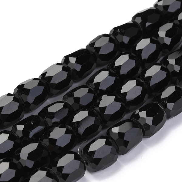 PandaHall Electroplate Opaque Glass Beads, Faceted Barrel, Black, 10x10mm, Hole: 1mm Glass Barrel Black
PandaHall Electroplate Opaque Glass Beads, Faceted Barrel, Black, 10x10mm, Hole: 1mm Glass Barrel Black