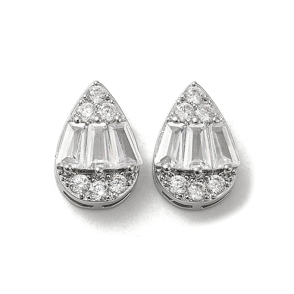 PandaHall Brass Multi-strand Links, with Glass, Teardrop, Real Platinum Plated, 13.5x9x5mm, Hole: 3.3x0.6mm & 2.8x0.6mm Brass Teardrop Clear
PandaHall Brass Multi-strand Links, with Glass, Teardrop, Real Platinum Plated, 13.5x9x5mm, Hole: 3.3x0.6mm & 2.8x0.6mm Brass Teardrop Clear