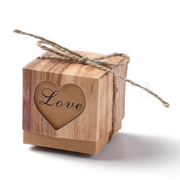 PandaHall Brown Paper Heart Candboard Box, with Hemp Rope, Gift Wrapping Bags, for Presents Candies Cookies, with Word Love, Peru...
PandaHall Brown Paper Heart Candboard Box, with Hemp Rope, Gift Wrapping Bags, for Presents Candies Cookies, with Word Love, Peru...