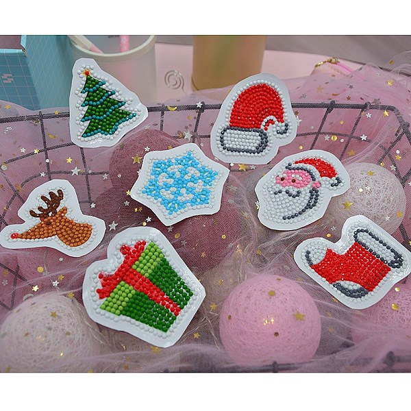 PandaHall DIY Christmas Theme Diamond Painting Sticker Kit, Including Resin Rhinestones Bag, Diamond Sticky Pen, Tray Plate and Glue Clay...
PandaHall DIY Christmas Theme Diamond Painting Sticker Kit, Including Resin Rhinestones Bag, Diamond Sticky Pen, Tray Plate and Glue Clay...