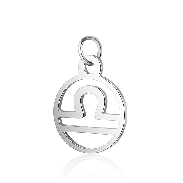 PandaHall 304 Stainless Steel Charms, with Jump Rings, Polished, Flat Round with Constellation, Libra, 13x11x1mm, Hole: 2.5mm 304 Stainless...
PandaHall 304 Stainless Steel Charms, with Jump Rings, Polished, Flat Round with Constellation, Libra, 13x11x1mm, Hole: 2.5mm 304 Stainless...