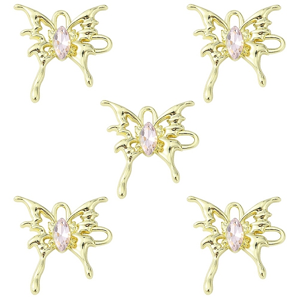PandaHall Rack Plating Alloy Connector Charms, Butterfly Links with Glass, Cadmium Free & Lead Free & Nickle Free, Golden, Pearl Pink...
PandaHall Rack Plating Alloy Connector Charms, Butterfly Links with Glass, Cadmium Free & Lead Free & Nickle Free, Golden, Pearl Pink...