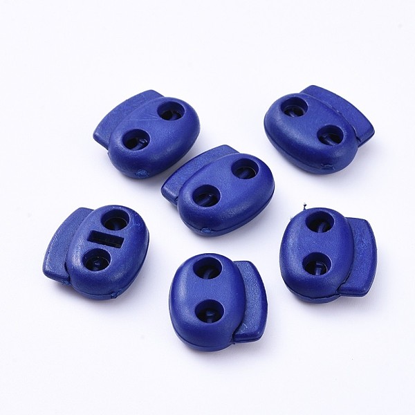 PandaHall Plastic Spring Cord Locks, 2 Hole Drawstring Toggle Spring Clasp, Dark Blue, 17.5x19.5x7.5mm, Hole: 4.5mm Plastic Blue
PandaHall Plastic Spring Cord Locks, 2 Hole Drawstring Toggle Spring Clasp, Dark Blue, 17.5x19.5x7.5mm, Hole: 4.5mm Plastic Blue