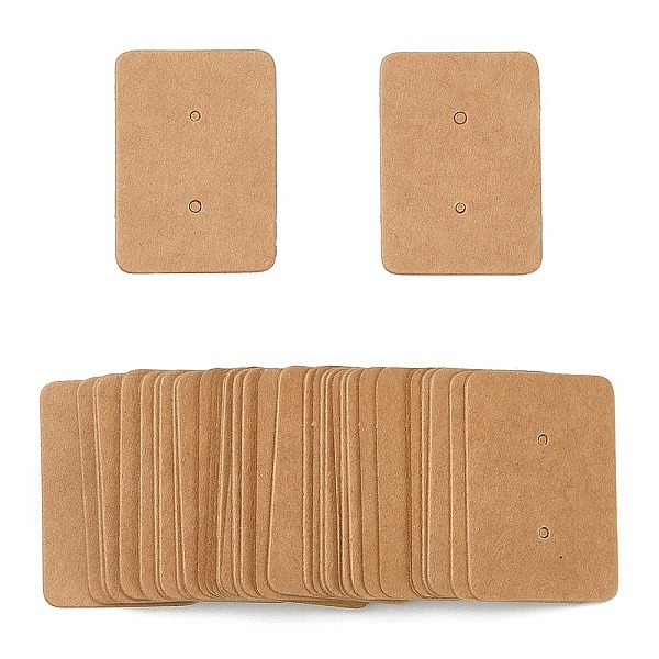 PandaHall Kraft Paper Jewelry Earring Display Cards, Rectangle, Sienna, 35x25x0.5mm Paper Rectangle Brown
PandaHall Kraft Paper Jewelry Earring Display Cards, Rectangle, Sienna, 35x25x0.5mm Paper Rectangle Brown