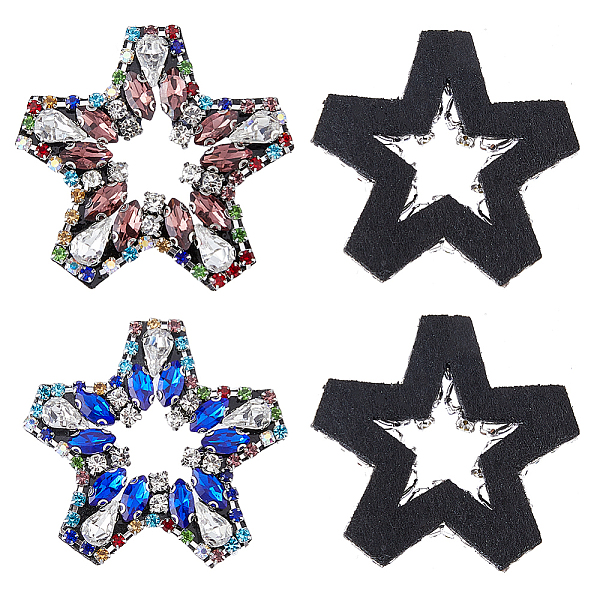 PandaHall HOBBIESAY 4Pcs 2 Colors Star Beaded Appliques Patch Pentacle Shape Sew on Clothing Patches Personality Garment Sewing Badge with..., Multicolor
PandaHall HOBBIESAY 4Pcs 2 Colors Star Beaded Appliques Patch Pentacle Shape Sew on Clothing Patches Personality Garment Sewing Badge with..., Multicolor