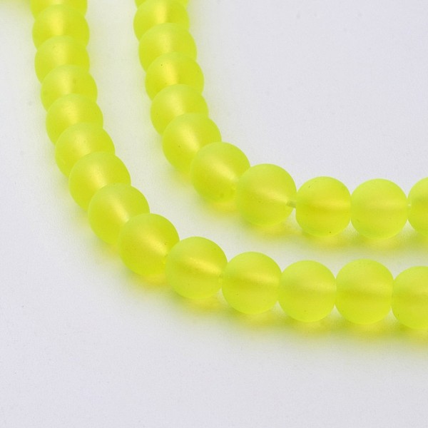 PandaHall Transparent Glass Bead Strands, Frosted, Round, Green Yellow, 6mm, Hole: 1.3~1.6mm, about 140pcs/strand, 31.4 inch Glass Round...
PandaHall Transparent Glass Bead Strands, Frosted, Round, Green Yellow, 6mm, Hole: 1.3~1.6mm, about 140pcs/strand, 31.4 inch Glass Round...