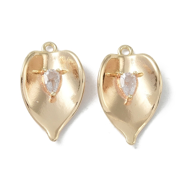 PandaHall Brass Cubic Zirconia Pendants, Leaf, Real 18K Gold Plated, Clear, 20x12x4mm, Hole: 1.4mm Brass+Cubic Zirconia Leaf Clear
PandaHall Brass Cubic Zirconia Pendants, Leaf, Real 18K Gold Plated, Clear, 20x12x4mm, Hole: 1.4mm Brass+Cubic Zirconia Leaf Clear