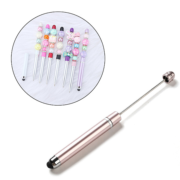 PandaHall ABS Plastic Touch Screen Stylus, Iron Beadable Pen, for DIY Personalized Pen with Jewelry Bead, Misty Rose, 148x10mm Plastic
PandaHall ABS Plastic Touch Screen Stylus, Iron Beadable Pen, for DIY Personalized Pen with Jewelry Bead, Misty Rose, 148x10mm Plastic