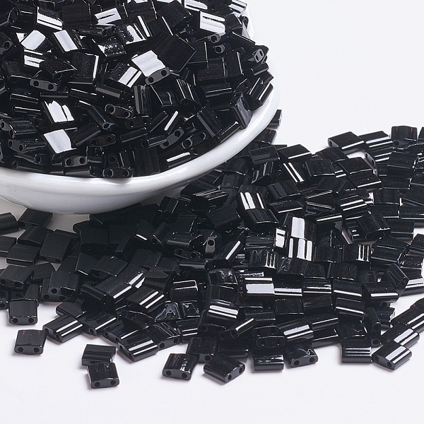 PandaHall MIYUKI TILA Beads, Japanese Seed Beads, 2-Hole, (TL401) Opaque Black, 5x5x1.9mm, Hole: 0.8mm, about 118pcs/bottle, 10g/bottle...
PandaHall MIYUKI TILA Beads, Japanese Seed Beads, 2-Hole, (TL401) Opaque Black, 5x5x1.9mm, Hole: 0.8mm, about 118pcs/bottle, 10g/bottle...