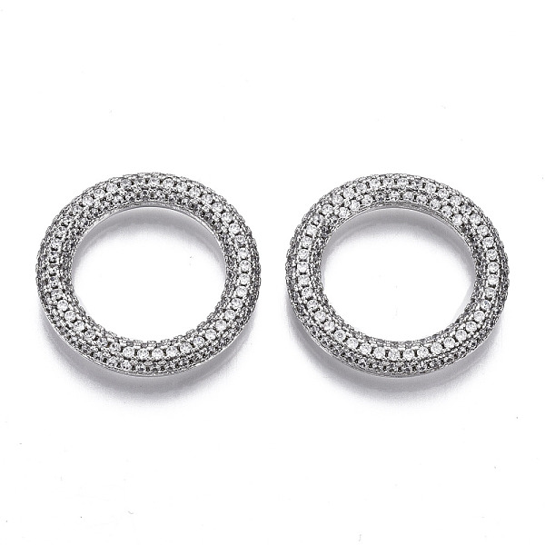PandaHall Brass Micro Pave Cubic Zirconia Linking Rings, Ring, Nickel Free, Clear, Real Platinum Plated, 25x4mm, Inner Diameter: 17mm...
PandaHall Brass Micro Pave Cubic Zirconia Linking Rings, Ring, Nickel Free, Clear, Real Platinum Plated, 25x4mm, Inner Diameter: 17mm...
