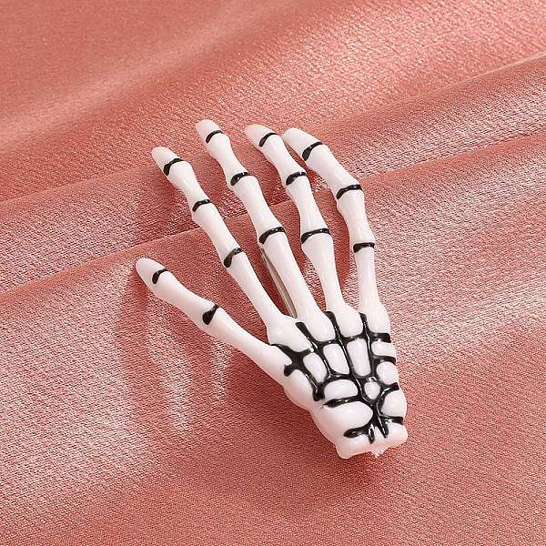 PandaHall Acrylic Alligator Hair Clips, Gothic Halloween Skeleton Hand Hair Accessories for Women, with Iron Findings, White & Black...
PandaHall Acrylic Alligator Hair Clips, Gothic Halloween Skeleton Hand Hair Accessories for Women, with Iron Findings, White & Black...