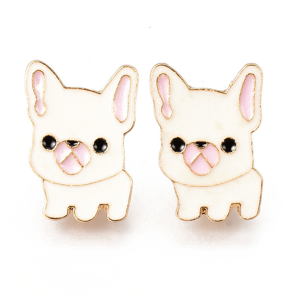 PandaHall Alloy Enamel Brooches, Enamel Pin, with Brass Butterfly Clutches, Dog, Light Gold, Cadmium Free & Nickel Free & Lead Free, White...
PandaHall Alloy Enamel Brooches, Enamel Pin, with Brass Butterfly Clutches, Dog, Light Gold, Cadmium Free & Nickel Free & Lead Free, White...
