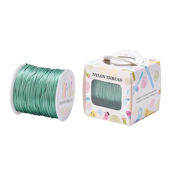 PandaHall Nylon Thread, Rattail Satin Cord, Dark Sea Green, 1.0mm, about 76.55 yards(70m)/roll Nylon Green
PandaHall Nylon Thread, Rattail Satin Cord, Dark Sea Green, 1.0mm, about 76.55 yards(70m)/roll Nylon Green