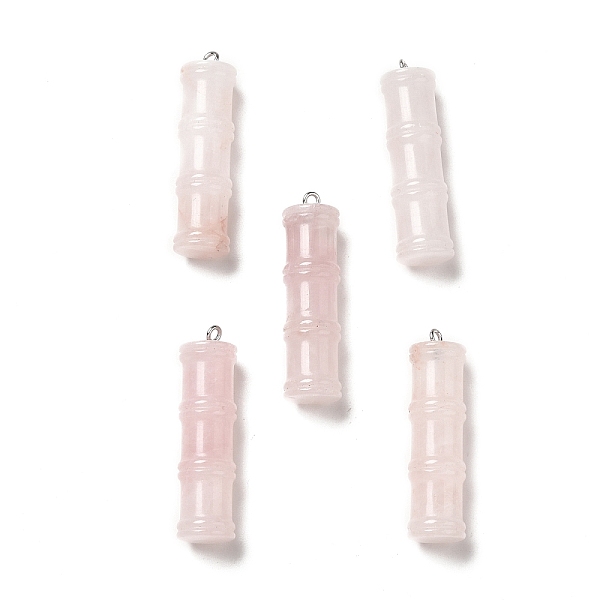 PandaHall Natural Rose Quartz Pendants, Bamboo Stick Charms, with Stainless Steel Color Tone 304 Stainless Steel Loops, 45x12.5mm, Hole: 2mm...
PandaHall Natural Rose Quartz Pendants, Bamboo Stick Charms, with Stainless Steel Color Tone 304 Stainless Steel Loops, 45x12.5mm, Hole: 2mm...