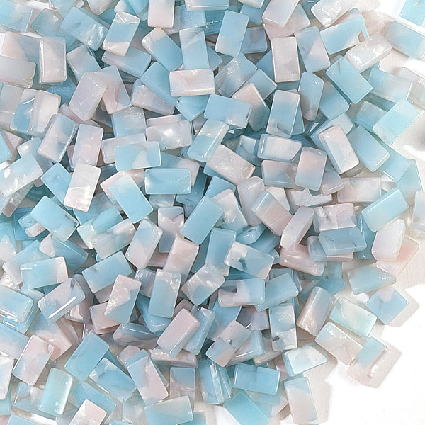 PandaHall Cellulose Acetate(Resin) Cabochons, Nail Art Decoration Accessories, Rectangle, Aqua, 6.5x4x1.5~2mm, about 500pcs/bag Cellulose..., Cyan
PandaHall Cellulose Acetate(Resin) Cabochons, Nail Art Decoration Accessories, Rectangle, Aqua, 6.5x4x1.5~2mm, about 500pcs/bag Cellulose..., Cyan