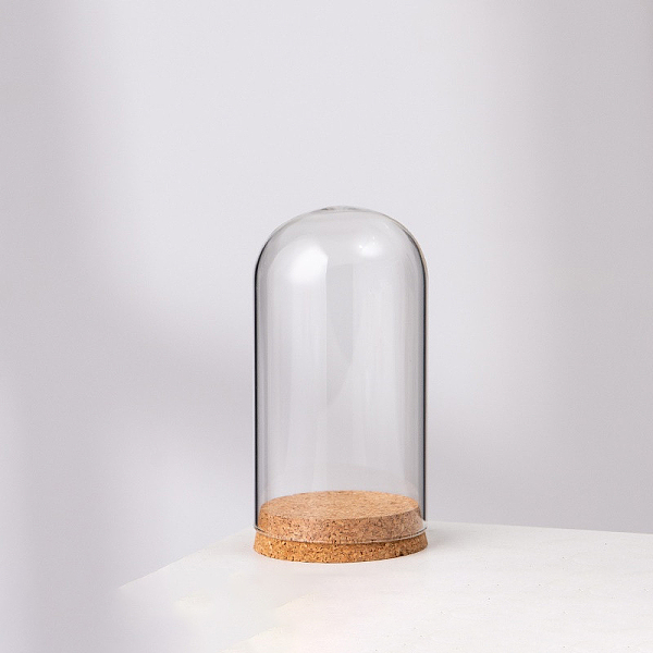 PandaHall High Borosilicate Glass Dome Cover, Decorative Display Case, Cloche Bell Jar Terrarium with Wood Cork Base, Clear, 90x180mm Glass...
PandaHall High Borosilicate Glass Dome Cover, Decorative Display Case, Cloche Bell Jar Terrarium with Wood Cork Base, Clear, 90x180mm Glass...