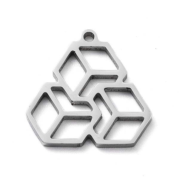 PandaHall 304 Stainless Steel Pendants, Laser Cut, Hexagon Charm, Stainless Steel Color, 15x15x1mm, Hole: 1.2mm 304 Stainless Steel Hexagon
PandaHall 304 Stainless Steel Pendants, Laser Cut, Hexagon Charm, Stainless Steel Color, 15x15x1mm, Hole: 1.2mm 304 Stainless Steel Hexagon