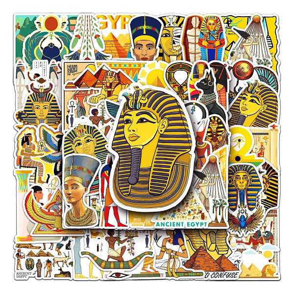 PandaHall Waterproof PVC Adhesive Stickers, for Suitcase, Skateboard, Refrigerator, Helmet, Mobile Phone Shell, Egypt Theme Pattern, 55~85mm...
PandaHall Waterproof PVC Adhesive Stickers, for Suitcase, Skateboard, Refrigerator, Helmet, Mobile Phone Shell, Egypt Theme Pattern, 55~85mm...