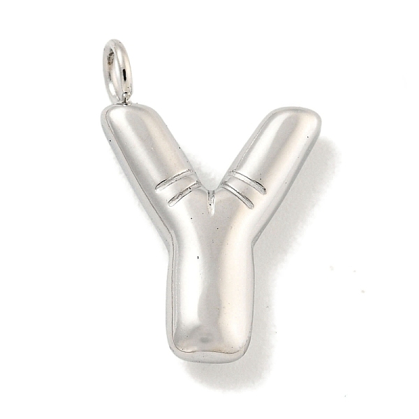 PandaHall 304 Stainless Steel Pendants, Letter Charm, Stainless Steel Color, Letter Y, 16x10.5x3mm, Hole: 2mm 304 Stainless Steel Letter Y
PandaHall 304 Stainless Steel Pendants, Letter Charm, Stainless Steel Color, Letter Y, 16x10.5x3mm, Hole: 2mm 304 Stainless Steel Letter Y