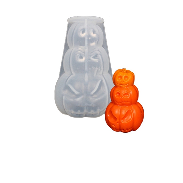 PandaHall DIY Halloween 3 Pumpkin Jack-O'-Lantern Candle Silicone Molds, for Scented Candle Making, White, 12.3x8cm, Inner Diameter: 5.6cm...
PandaHall DIY Halloween 3 Pumpkin Jack-O'-Lantern Candle Silicone Molds, for Scented Candle Making, White, 12.3x8cm, Inner Diameter: 5.6cm...