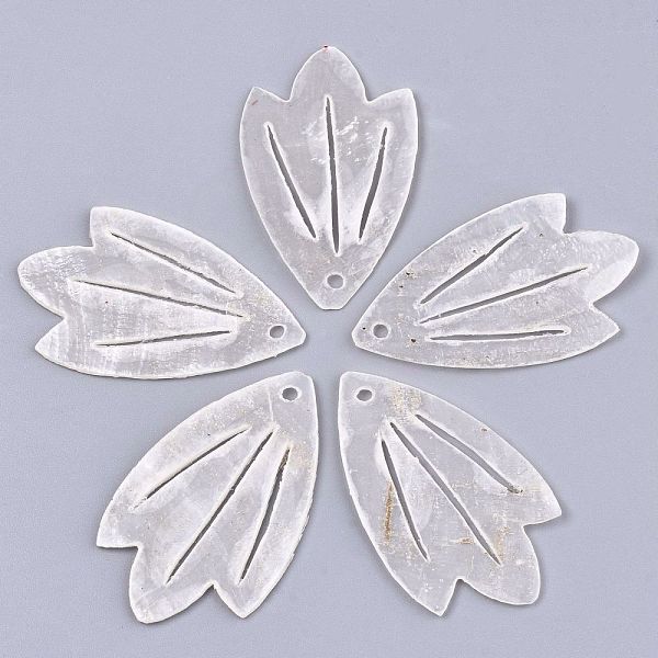 PandaHall Natural Capiz Shell Pendants, Leaf, Linen, 34~39x27.5~28.5x1mm, Hole: 1.6mm Capiz Shell Leaf Brown
PandaHall Natural Capiz Shell Pendants, Leaf, Linen, 34~39x27.5~28.5x1mm, Hole: 1.6mm Capiz Shell Leaf Brown