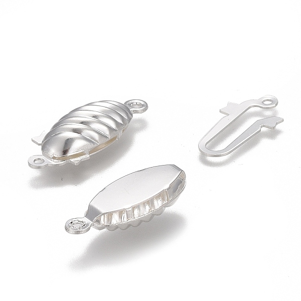 PandaHall 304 Stainless Steel Box Clasps, Multi-Strand Clasps, Oval, Silver Color Plated, 21x8x5mm, Hole: 1.2mm 304 Stainless Steel Oval
PandaHall 304 Stainless Steel Box Clasps, Multi-Strand Clasps, Oval, Silver Color Plated, 21x8x5mm, Hole: 1.2mm 304 Stainless Steel Oval