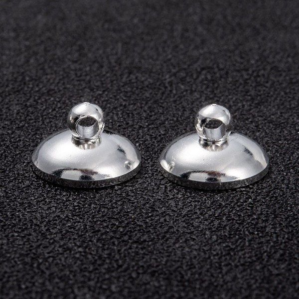 PandaHall Brass Bead Cap Pendant Bails, for Globe Glass Bubble Cover Pendants, Long-Lasting Plated, 925 Sterling Silver Plated, 10x6mm, Hole...
PandaHall Brass Bead Cap Pendant Bails, for Globe Glass Bubble Cover Pendants, Long-Lasting Plated, 925 Sterling Silver Plated, 10x6mm, Hole...