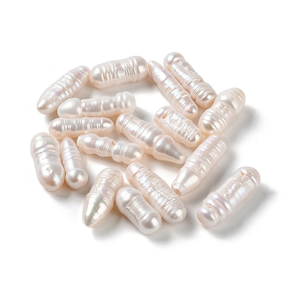 PandaHall Natural Keshi Pearl Cultured Freshwater Pearl Beads, Baroque Pearls, Undrilled/No Hole, Column, Seashell Color, 17~25x7.5~8mm...
PandaHall Natural Keshi Pearl Cultured Freshwater Pearl Beads, Baroque Pearls, Undrilled/No Hole, Column, Seashell Color, 17~25x7.5~8mm...