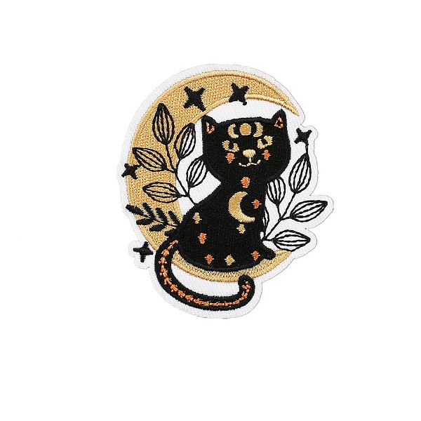 PandaHall Computerized Embroidery Cloth Iron on Patches, Stick On Patch, Costume Accessories, Appliques, Cat Shape & Moon, 70x60mm Cloth Cat..., Orange
PandaHall Computerized Embroidery Cloth Iron on Patches, Stick On Patch, Costume Accessories, Appliques, Cat Shape & Moon, 70x60mm Cloth Cat..., Orange